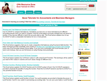 Tablet Screenshot of cparesourcezone.com